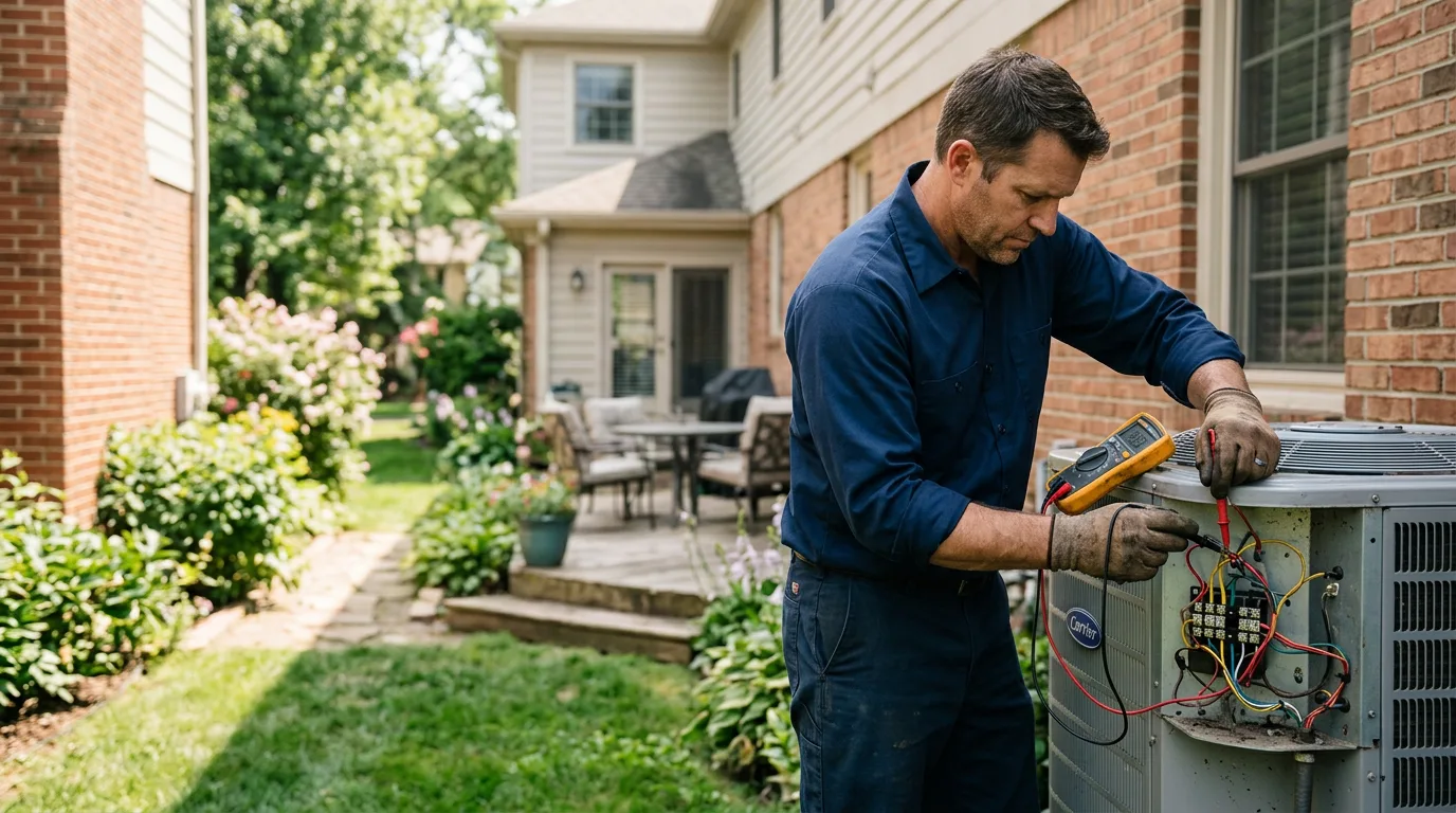 HVAC technician working near Greene, NY